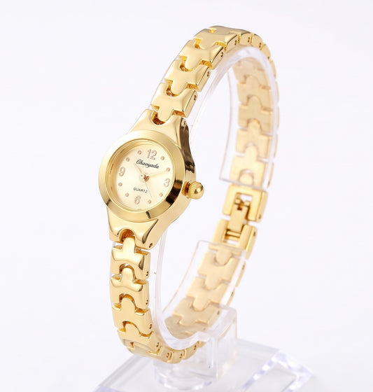 Montre Bracelet Fine Élégance Dorée
