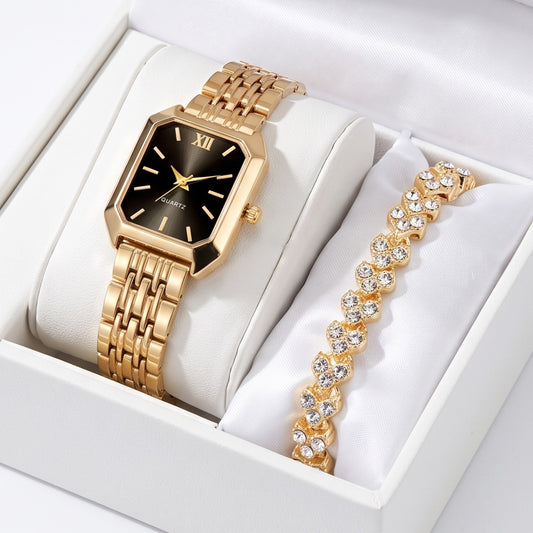 Coffret Montre & Bracelet Serti