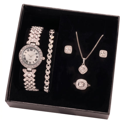 Coffret Montre & Bijoux Serti Diamond