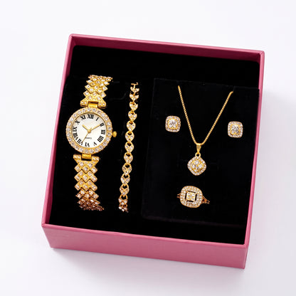 Coffret Montre & Bijoux Serti Diamond