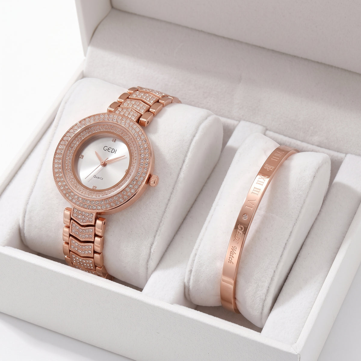 Montre Bijou Luxueuse à Cristaux «GEDI»