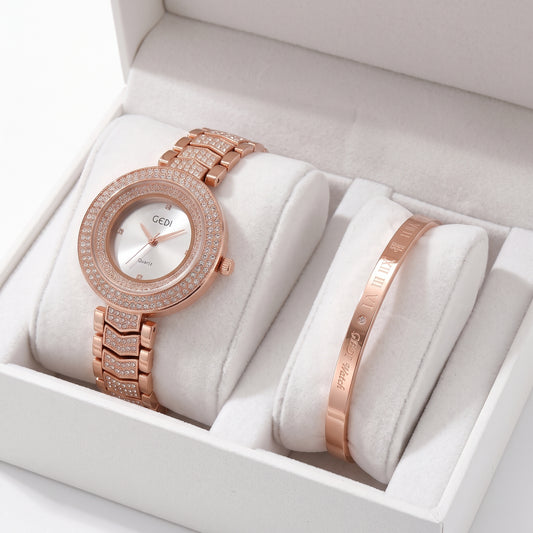 Montre Bijou Luxueuse à Cristaux «GEDI»
