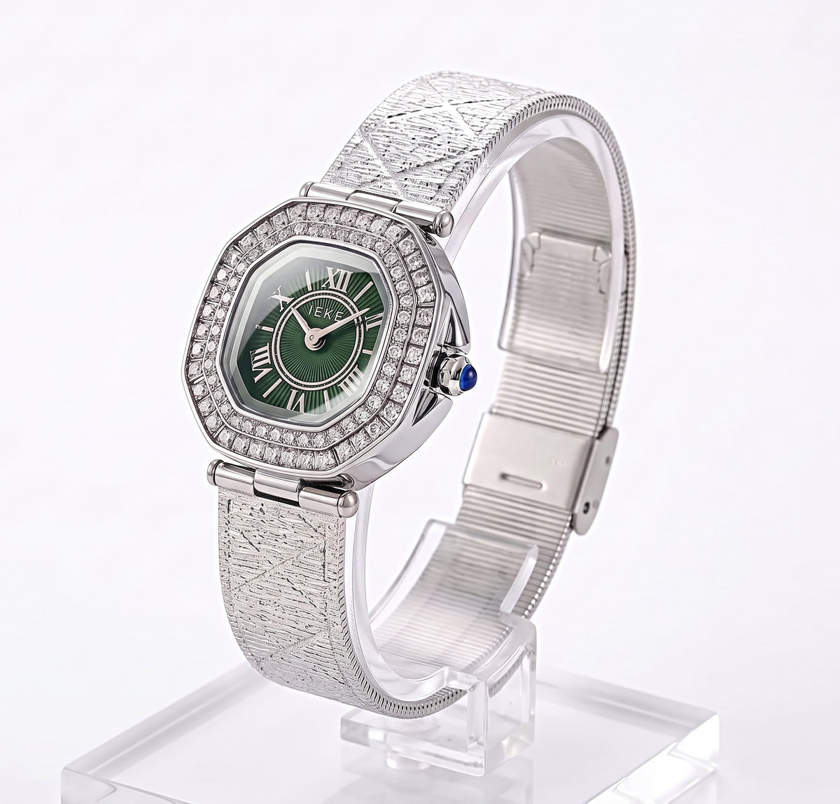 Montre IEKE Cadran Vert Émeraude