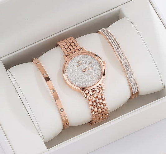Coffret Cadeau Montre & Bracelets Luxueux