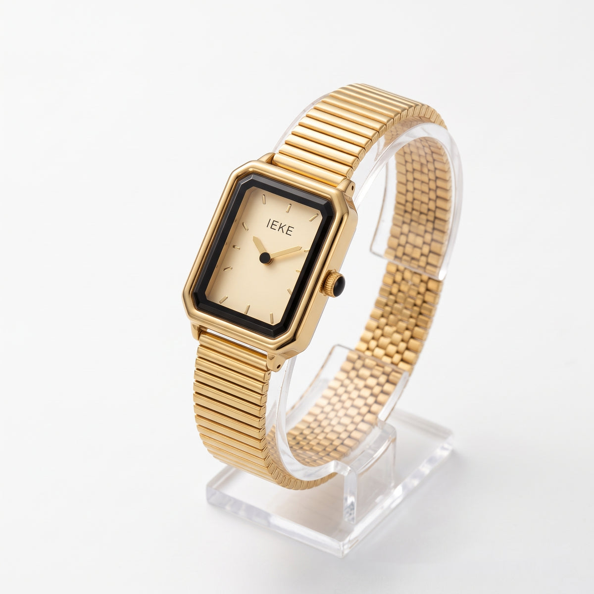 Montre Rétro Cadran Carré Élégante