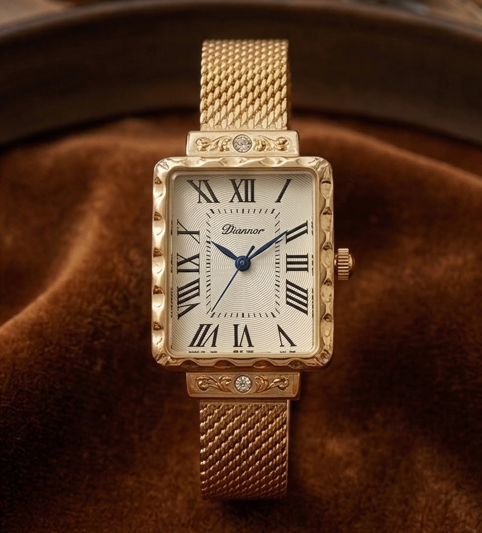 La Parisienne – Montre Vintage Dorée
